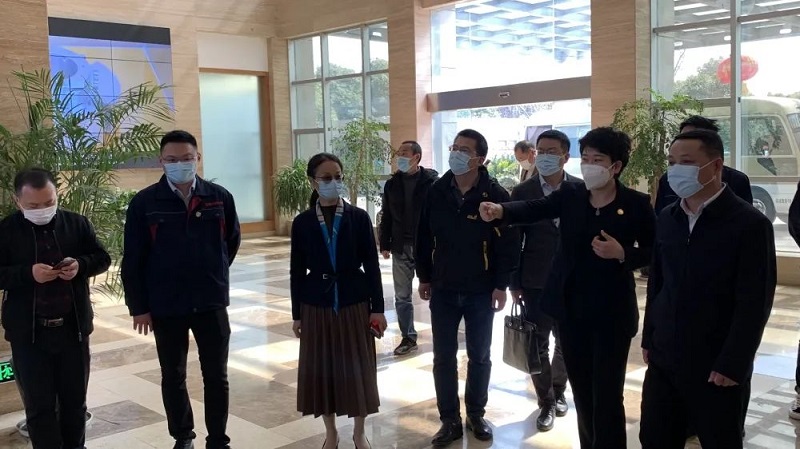 副市長張慶帶領(lǐng)科技鎮(zhèn)長團(tuán)成員走訪江蘇金鷹流體機械